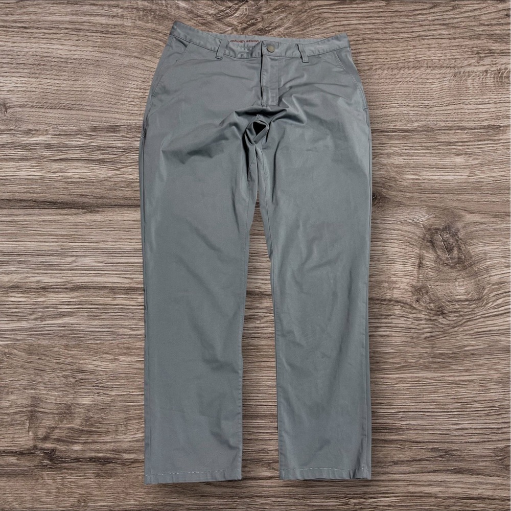Rhone Commuter Pants Men Iron Grey Performance Classic Fit Size 32x29